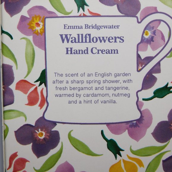 Emma Bridgewater Scent of Wallflowers Spices & Vanilla Hand Cream 75 ml NEW - Picture 5 of 5